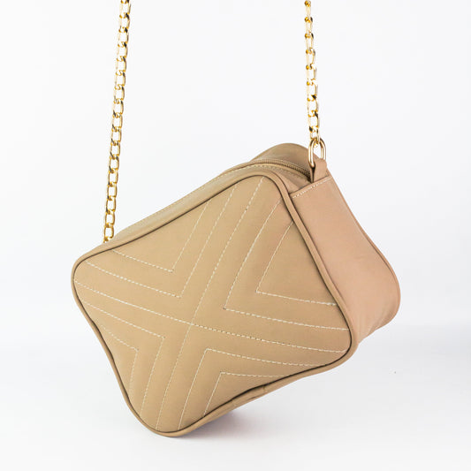 Crossbody X Bag- Beige