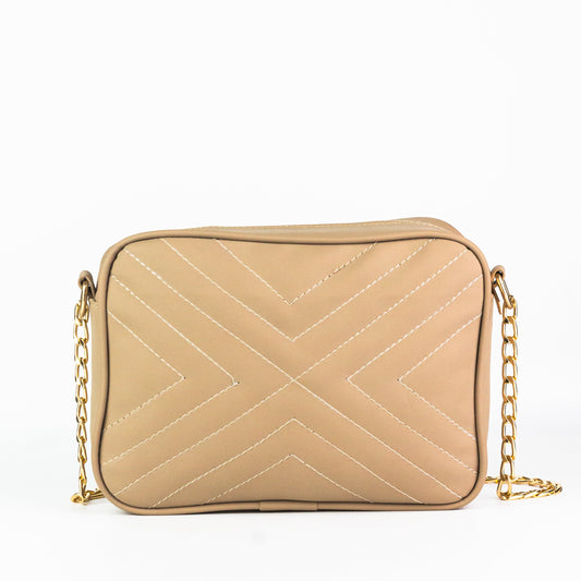 Crossbody X Bag- Beige