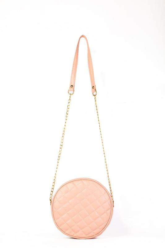 Cross Body Round Box - Pink