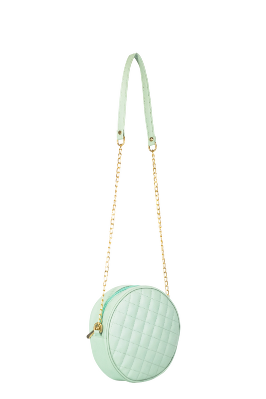 Cross Body Round Box - Sky